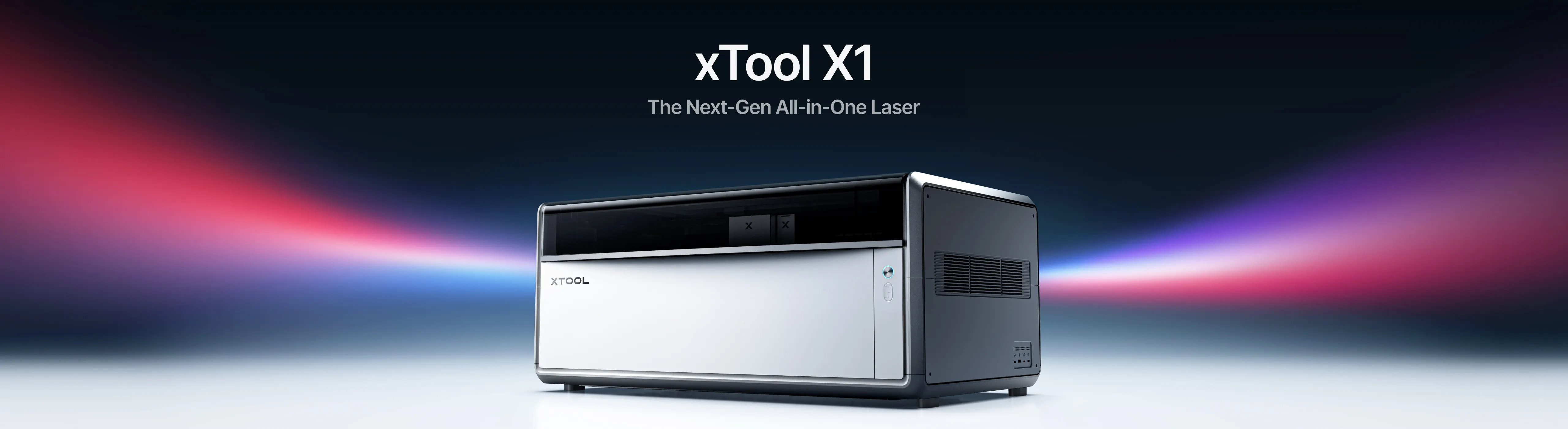 xTool X1 CO2 + Diode Galvo – 55W CO2 Laserschneider und 20W Galvo Lasergravierer