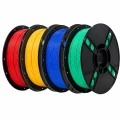 SKILPRO – PETG Filamentpaket – Rot, Gelb, Blau und Grün – 4 x 1 kg