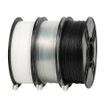 SKILPRO – PETG Filamentpaket – Transparent, Weiß und Schwarz – 3 x 1 kg