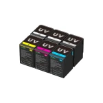 xTool Selected UV Ink CMYK Hard White Gloss Coat 6 x 125 ml