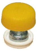 Schraubkappen RAL 1023 - 25 Stk