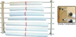 Cosy Rack Wandmontierter Materialrollenhalter lackiert - ohne / A-Tube - ( Aktionsware )