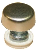 Schraubkappe RAL 9006 - 25 Stk