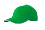 "Günstige Myrtle Beach 6-Panel Sandwich Cap aus strapazierfähiger, 100%iger gebürsteter Baumwolle" MYRTLE BEACH 6-PANEL SANDWICH CAP