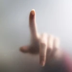 Glasdekorationsfolie mit Luftkanälen - Sandgestrahltes/geätztes Glasoptik - Helles Modell