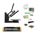 Makerspace-Paket mit Expert II 24 LX Schneideplotter und Halbautomatischer Wärme-Transferpresse