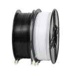 SKILPRO - Flexibles PLA++ Filamentpaket - Wei&szlig; und Schwarz - 2 x 1 kg