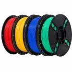 SKILPRO &ndash; PETG Filamentpaket &ndash; Rot, Gelb, Blau und Gr&uuml;n &ndash; 4 x 1 kg