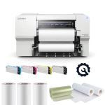 Roland BN2-20A Starterpaket – Komplettset für Textildruck und Schilderproduktion mit Eco-Solventdrucker, Tinten, Folienrollen un