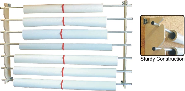 Cosy Rack Wandmontierter Materialrollenhalter lackiert - ohne / A-Tube - ( Aktionsware )
