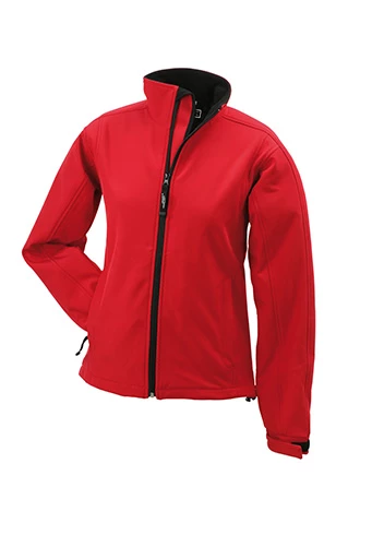 Günstige JAMES & NICHOLSON Damen Softshell-Jacke - funktional, winddicht & wasserdicht JAMES & NICHOLSON DAMEN SOFTSHELL JACKE