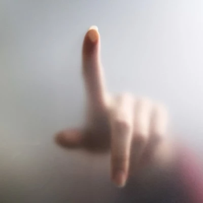 Glasdekorationsfolie mit Luftkanälen - Sandgestrahltes/geätztes Glasoptik - Helles Modell