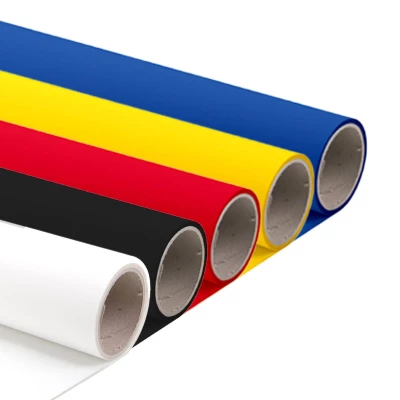 Hotmark Starterpaket - Schwarz, Weiß, Rot, Blau, Gelb 50cm * 5m