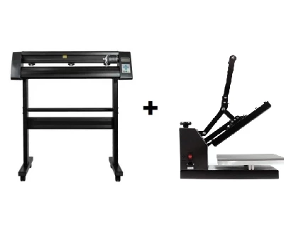 Startpaket mit 70?cm Redsail Schneideplotter und Standard-Hei&szlig;presse &ndash; Komplettl&ouml;sung f&uuml;r Textilveredelung und Hobby-Transferdru