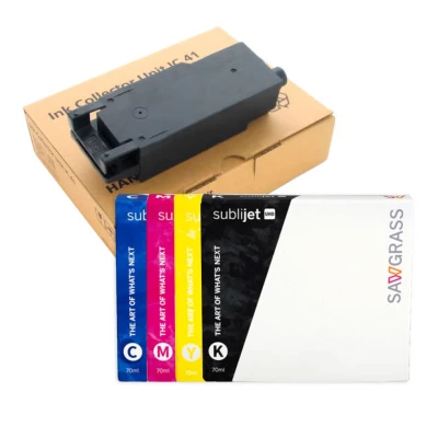 Sawgrass SubliJet UHD - Set + Abfalltank - 70ml für SG1000