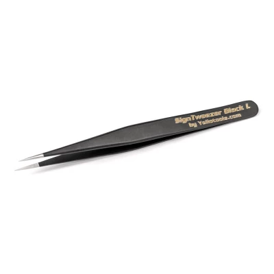 Schwarze Aufstell-Pinzette (SignTweezer Black L)