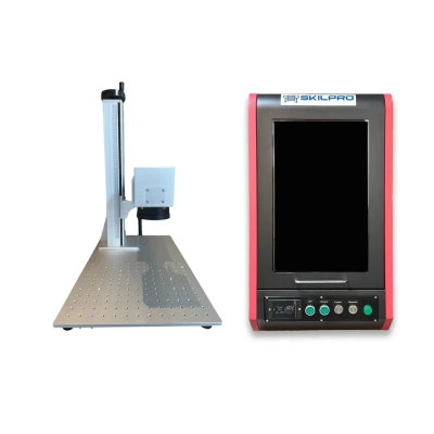 SkilPro 100W MOPA Galvo Faserlaser mit Autofokus und Geh&auml;use