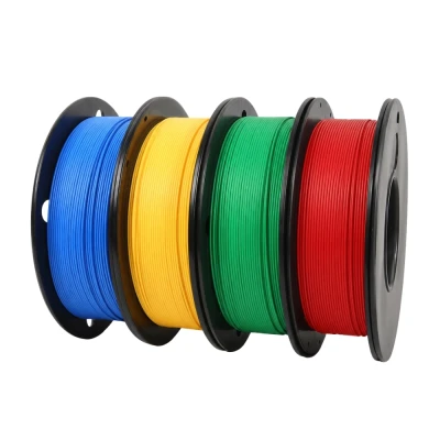 SKILPRO &ndash; Flexibles PLA++ Filamentpaket &ndash; Rot, Gelb, Dunkelblau und Gr&uuml;n &ndash; 4 x 1 kg