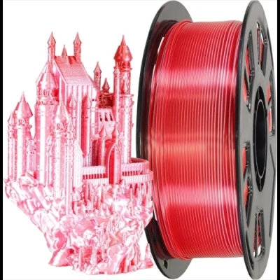 Günstiges SKILPRO - Seiden-PLA-Filament - Rot - 1kg - Hochwertiger 3D-Druck mit seidenartigem Finish SKILPRO - Seiden-PLA-Filament - Rot - 1kg