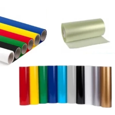 Starterpaket mit 10 Farben Folie 30cm Beschriftungsfolie und 6 Farben Textilfolie