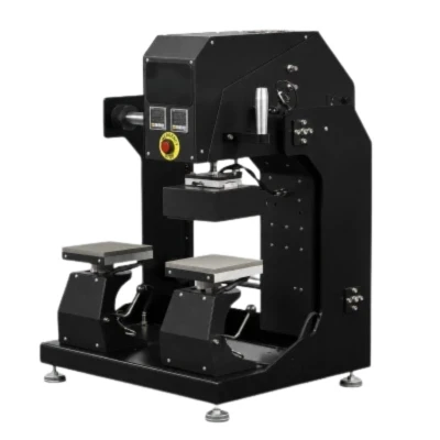 SkilPro MU-200 pneumatische Transferpresse f&uuml;r Etiketten, M&uuml;tzen und Schuhe