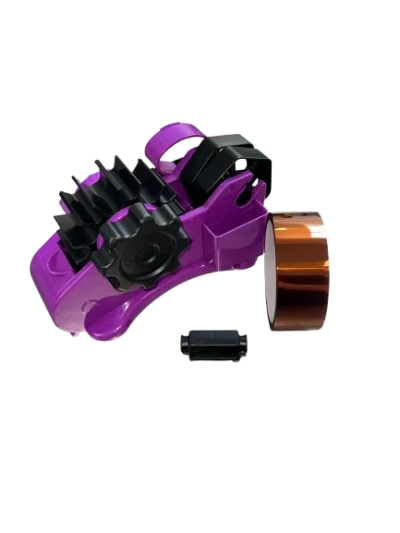 Kraftvoller Klebebandabroller für 30 mm Rollen inkl. 1 Rolle hitzebeständiges Klebeband