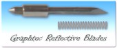 5er Pack Messer, Graphtec Messer für Reflexfolie 45º, Offset 0,45 mm - ø1,5 mm