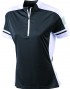 JAMES & NICOLSON DAMEN FAHRRAD T-SHIRT MIT HALBEM REISSVERSCHLUSS