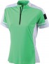 JAMES & NICOLSON DAMEN FAHRRAD T-SHIRT MIT HALBEM REISSVERSCHLUSS