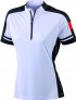 JAMES & NICOLSON DAMEN FAHRRAD T-SHIRT MIT HALBEM REISSVERSCHLUSS