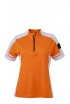 JAMES & NICOLSON DAMEN FAHRRAD T-SHIRT MIT HALBEM REISSVERSCHLUSS