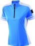 JAMES & NICOLSON DAMEN FAHRRAD T-SHIRT MIT HALBEM REISSVERSCHLUSS
