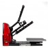 Halbautomatische Transferpresse mit Rollenplatte – 38 × 38 cm | Schildproduktion.de